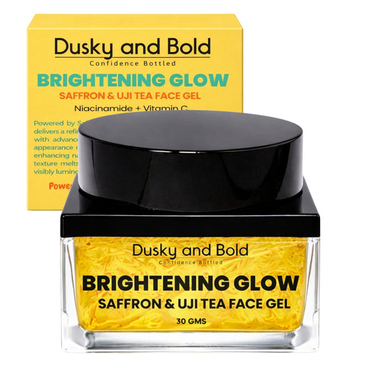 Saffron Skin Glow Gel for Brightening & Radiance | Hydrating Face Gel with Aloe Vera, Sodium PCA & Saffron Extract | Lightweight Non-Sticky Moisturizer for Glowing Skin, Dark Spots & Dullness | All Skin Types | 30g