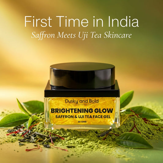 Saffron Skin Glow Gel for Brightening & Radiance | Hydrating Face Gel with Aloe Vera, Sodium PCA & Saffron Extract | Lightweight Non-Sticky Moisturizer for Glowing Skin, Dark Spots & Dullness | All Skin Types | 30g